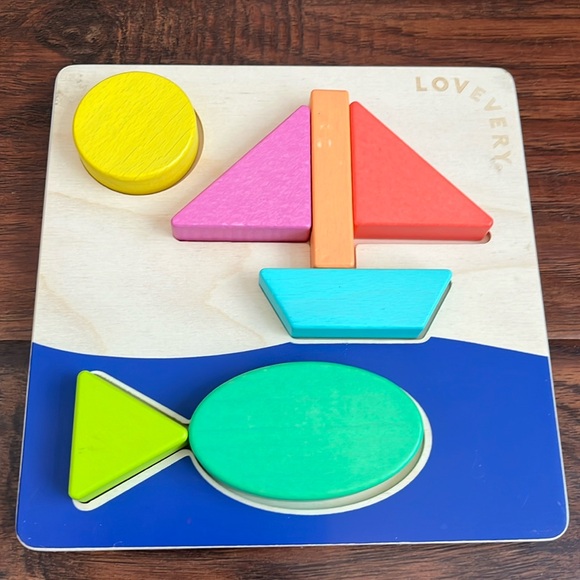 LOVEVERY Other - LOVEVERY Double-Sided Sunny Day Puzzle